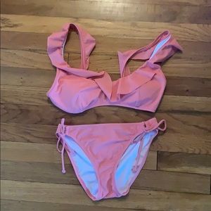 Victoria's Secret Bathing Suit Coral Size Medium